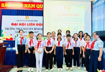 IÊN ĐỘI TRƯỜNG TIỂU HỌC NGÔ QUYỀN THAM GIA CHƯƠNG TRÌNH CHUYỂN GIAO ĐỘI VIÊN NÒNG CỐT NĂM HỌC 2026 - 2027.