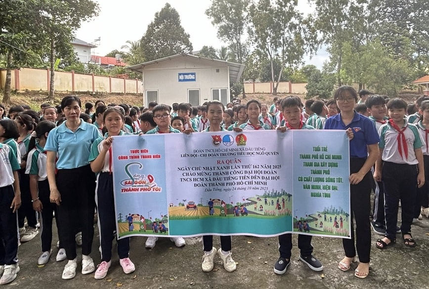 HƯỞNG ỨNG NGÀY CHỦ NHẬT XANH LẦN THỨ 162 NĂM 2025