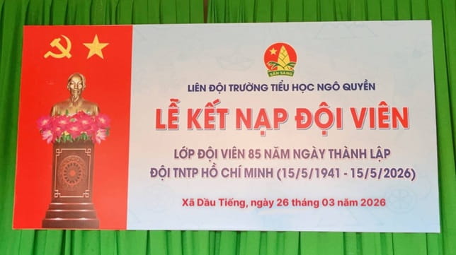 LỄ KẾT NẠP ĐỘI VIÊN MỚI