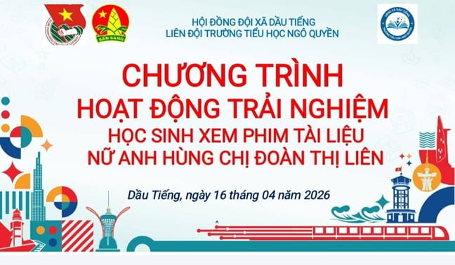 HOẠT ĐỘNG TRẢI NGHIỆM: HỌC SINH XEM PHIM TÀI LIỆU VỀ NỮ ANH HÙNG ĐOÀN THỊ LIÊN